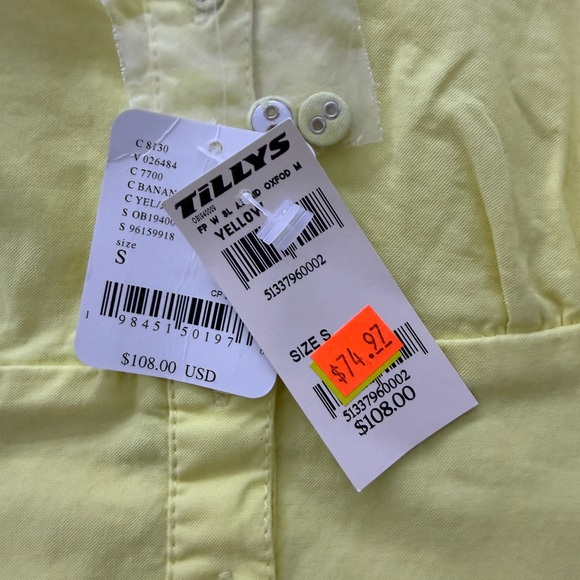 Yellow Button-Front Sundress - Picture 2 of 3